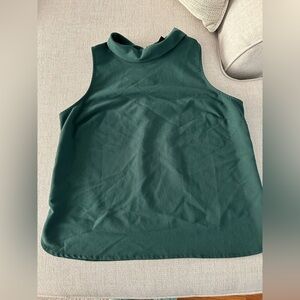 Bobeau Dark Green sleeveless top